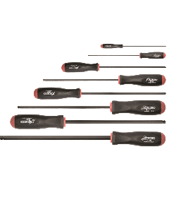 Ball End 8pc Metric Screwdriver Set 2-10mm Long Shaft (10733) (BSX8ML)