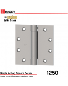 Hager 1250 4.5 x 4.5 US4 Full Mortise Hinge Stock No 008041