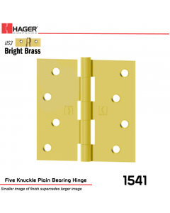 Hager 1541 US3 Full Mortise Hinge Stock No 030149