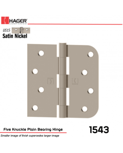 Hager 1543 US15 Full Mortise Hinge Stock No 071462