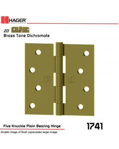 Hager 1741 US2D Full Mortise Hinge Stock No 029658