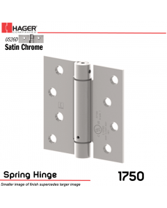 Hager 1750 US26D Full Mortise Hinge Stock No 170031