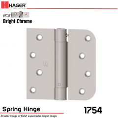 Hager 1754 US26 Full Mortise Hinge Stock No 170484