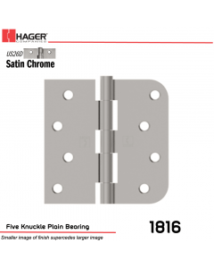 Hager 1816 US26D Full Mortise Hinge Stock No 069134