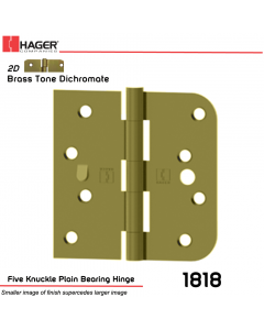 Hager 1818 US2D Full Mortise Hinge Stock No 070619