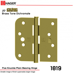 Hager 1819 US2D Full Mortise Hinge Stock No 070835