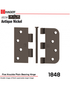 Hager 1848 US15A Full Mortise Hinge Stock No 068713