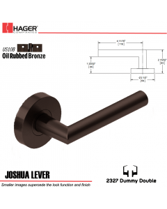 Hager 2327 Joshua Lever Tubular Lockset US10B Stock No 180359