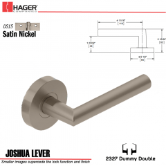 Hager 2327 Joshua Lever Tubular Lockset US15 Stock No 180389