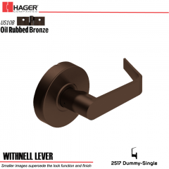 Hager 2517 Withnell Lever US10B Door Lock Stock No 130786