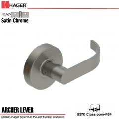 Hager 2517 Archer Lever US26D Door Lock Stock No 170509