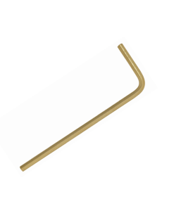 2.5mm Hex End Short Arm L-Wrench 28254 ( 50 Pack ) Gold Finish, 28254