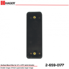 Hager Surface Mount Box for Jamb Actuator Stock No 162715