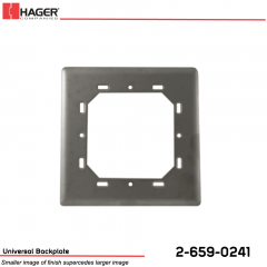 Hager Bollard to Round/Square Actuator Mounting Plate Stock No 162743