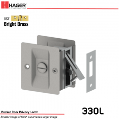 Hager 330L Pocket Door Privacy Latch US3 Stock No 086839