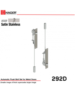 2BW-117107, #292D00000000032D, 117107, Flush Bolts & Coordintaing Devices