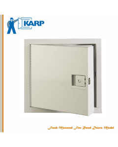 Customizable Karp Flush Mounted Fire-Rated Doors Model KRP-150FR