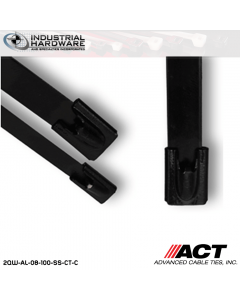 ACT AL-08-100-SS-CT-C 8 in. Stainless Steel Coated Cable Tie 1000 pcs/case