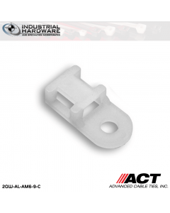 ACT AL-AM6-9-C Nylon Anchor Mount Natural #6 Screw 1000 Pcs/Case