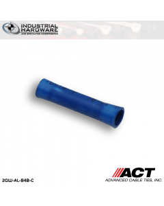 ACT AL-B4B-C Blue Vinyl Butt Connector 1000pc/Case