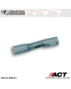 ACT AL-B4B-N-C Blue Double Crimp Nylon Butt Connector 16-14 AWG 1000 pc/Case