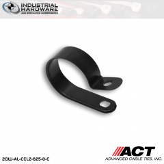 ACT AL-CCL2-625-0-C 5/8 in. Heavy Duty Black Cable Clamps 2500 pcs