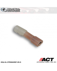 ACT AL-CFR4NA250F-HS-Q Red Heat Shrink Fully Insulated Female Disconnect 250pc/Case