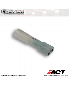 ACT AL-CFR4NB250F-HS-Q Blue Heat Shrink Fully Insulated Female Disconnect 250pc/Case