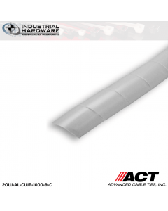 ACT AL-CWP-1000-9-C 1 in. Polyethylene Natural Cable Wrap 100 ft