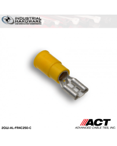 ACT AL-FR4C250-C Yellow Nylon Female Disconnect 12-10 AWG 1000 pc/Case