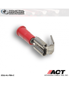 ACT AL-PBA-C Red Vinyl Piggyback Disconnect 22-18 AWG 1000 pc/Case