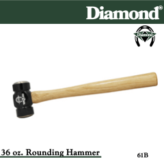 31-61B, Diamond Catalog Number 61B, Diamond Farrier 61B 36 oz. Rounding Hammer