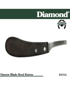 31-D271L, Diamond Catalog Number D271L, Diamond Farrier D271L Hoof Knife Narrow Left