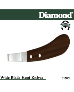 31-D280L, Diamond Catalog Number D280L, Diamond Farrier D280L Hoof Knife Wide Left