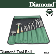 31-TR08, Diamond Catalog Number TR08, Diamond Farrier TR08 8-Piece Tool Roll