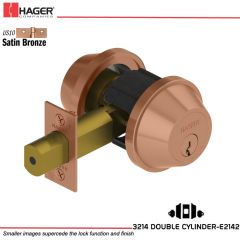 Hager 3214 US10 Deadlock Stock no 034800