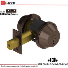 Hager 3214 US10B Deadlock Stock no 111365