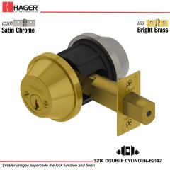 Hager 3214 US26D/US3 Deadlock Stock no 107057