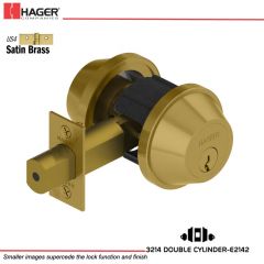 Hager 3214 US4 Deadlock Stock no 134112