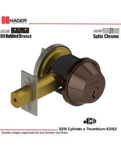 Hager 3215 US10B/US26D Deadlock Stock no 125915