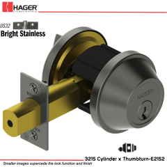 Hager 3215 US32 Deadlock Stock no 140554