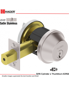 Hager 3215 US32D Deadlock Stock no 012657