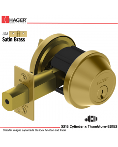 Hager 3215 US4 Deadlock Stock no 012654