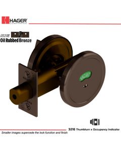 Hager 3216 US10B Deadlock Stock no 143040