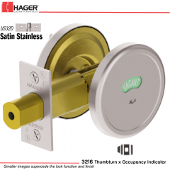 Hager 3216 US32D Deadlock Stock no 143043