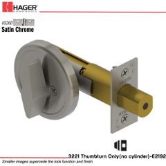 Hager 3221 US26D Deadlock Stock no 118140