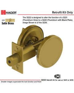 Hager 3222 US4 Deadlock Stock no 111421