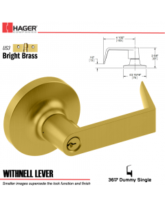 Hager 3617 Archer Lever Lockset US3 Stock No 013167