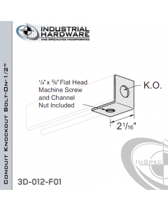 Conduit Knockout Bolt-On-1/2 in. Conduit