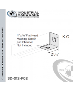 Conduit Knockout Bolt-On-3/4 in. Conduit